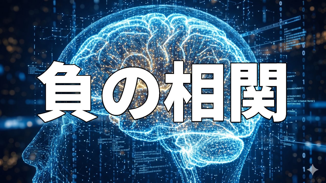 負の相関
