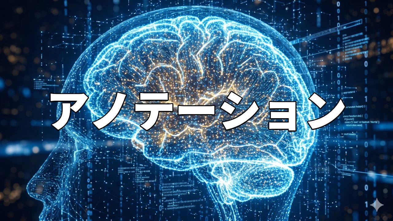 アノテーション