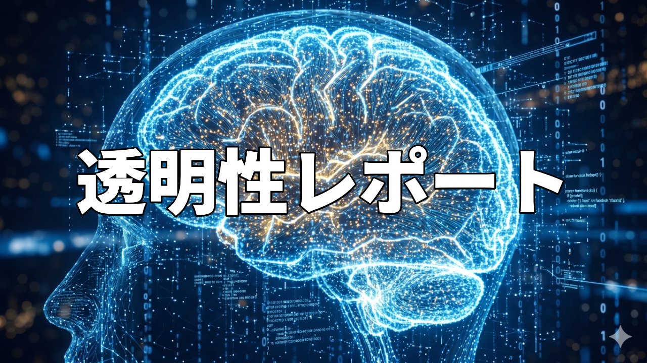 透明性レポート