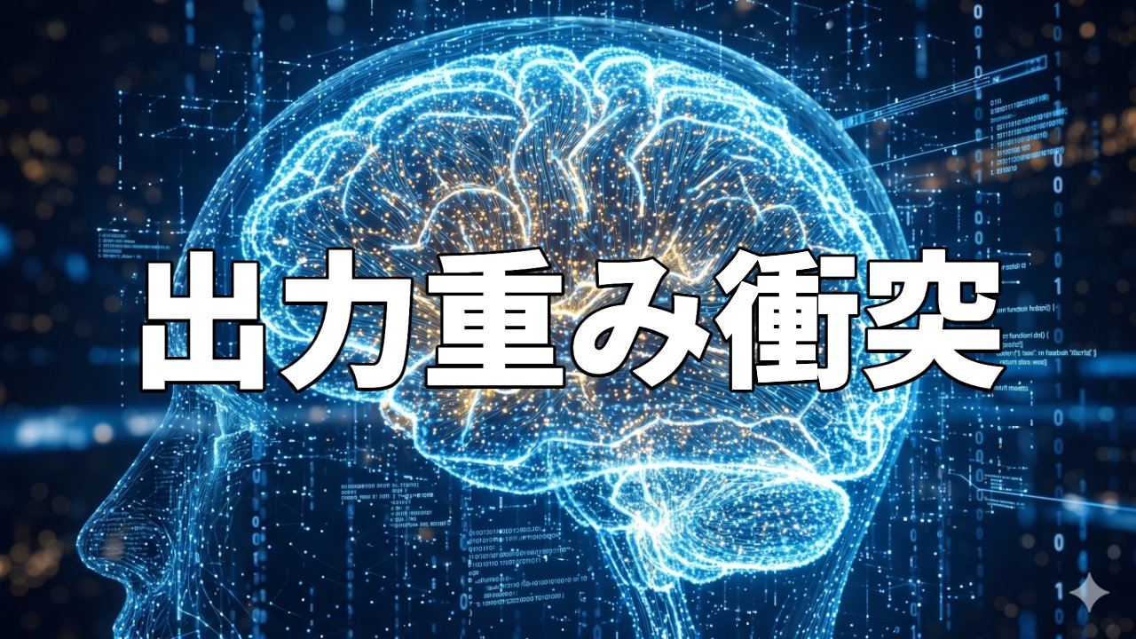 出力重み衝突